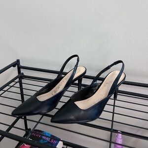 Calvin Klein Black Slingback Heels